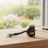 Reliable Motorcycle Handlebar Switch with Wiring Harness Wired Handlebar Switch with Wiring Harness Multifunctional Easy Installation for Mechanics