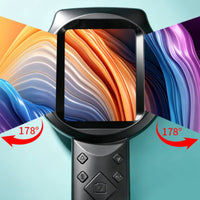 Physical Buttons Handheld Digital Magnifier Three-Color Lighting Handheld Magnifier Compact Handle Electronic Vision Aid Light-Switching