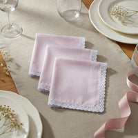6 Pieces 6 Piece Cotton Handkerchief Set Soft Cotton Lace Handkerchief Reusable