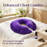 Massage Face Pillow for Massage Table, Face Cradle Rest Cushion, Memory Foam Face Down Pillow, Beaut - Image 4