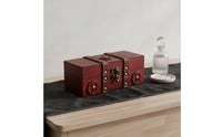 Vintage Wooden Storage Box Multipurpose Retro Trinket Box Great Gift Idea Decorative Storage Chest for Collectors, Photographers