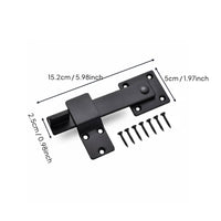 Barn Door Latch Lock 360 Degree Rotation Rotating Latch Bolt Rust Resistant