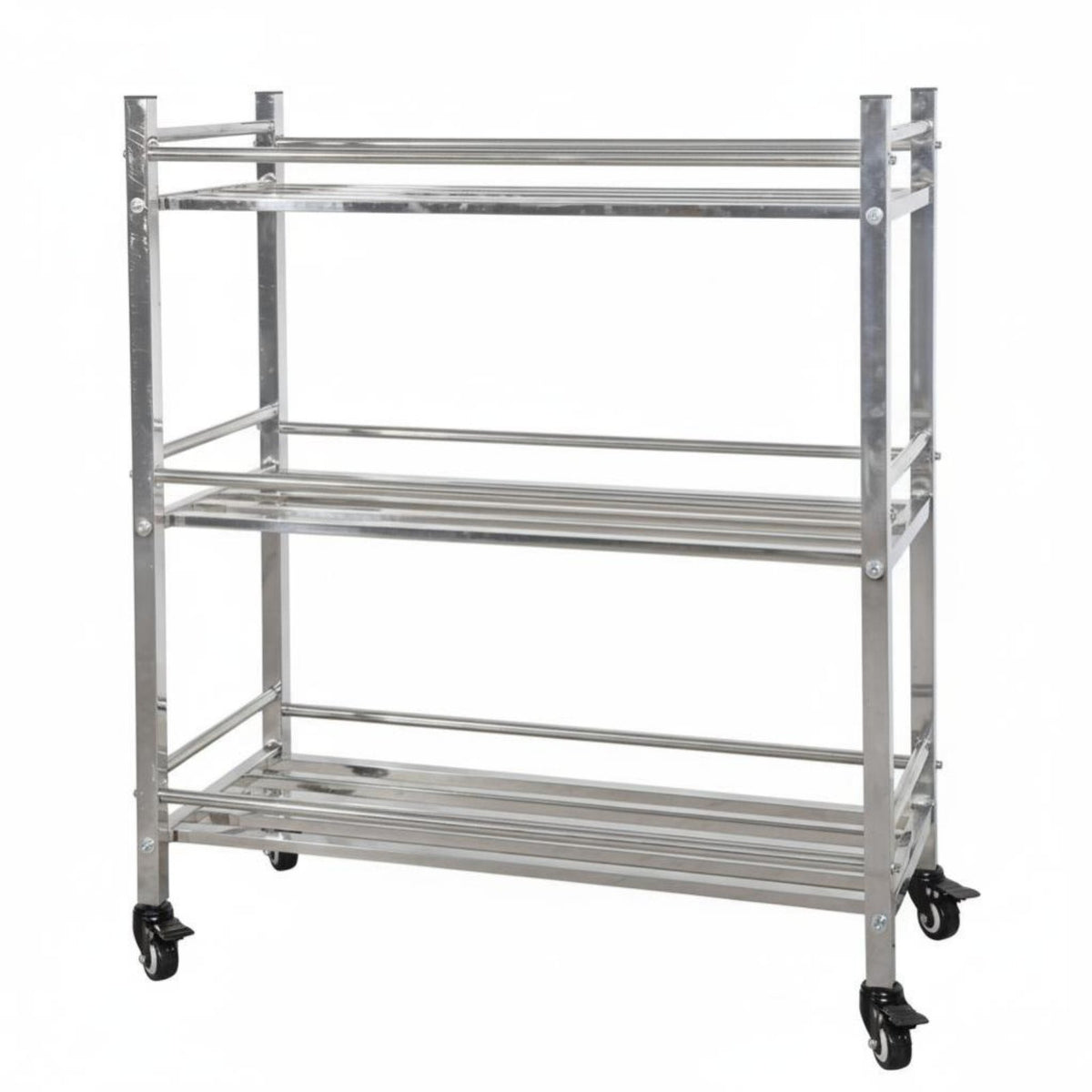 Tiered Rolling Plant Shelf Multi-Tier Design plant Rack Movable with casters