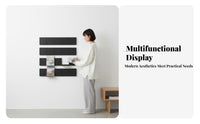 Foldable publication storage capacitySaving Display shelf surface-mounted Design for Readers