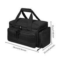 Large Capacity Tool Bag Long-Lasting Construction Multi-Pocket Tool Bag Wide Mouth Opening Padded Handle for Electricians, Handymen