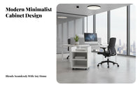 Wheeled Utility Cart with Drawer Adjustable Shelf Office Cabinet for Under Desk