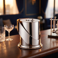 Ice Pail with Lid Stainless Steel Insulated Ice Pail Portable for Home Bar