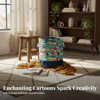 Cartoon creature Storage Basket Large Capacity Patterned textile Basket Lightweight