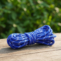Flecked Braided Rope Long-Lasting Utility Cord Flexible Multi Purpose for Camping