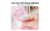 256 Ers Y Note Roll Full Back Pull-out Y Notes Gradient Color Self Note Roll for Parents, Home, Journaling, Scrapbooking