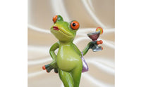 Frog Figurine with Handbag Adorable Frog Figurine Decorative for Desk