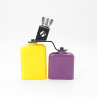 Yellow and Purple Wooden Fish Bangzi Percussion Instrument