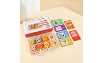 Wooden Busy Board Young Child Busy Board Tactile for Travel, Young Children