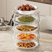 Transparent Plastic Food Cover with Dust Protection