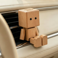 Robot Car Air Freshener Natural Robot Ornament Mini for Drivers