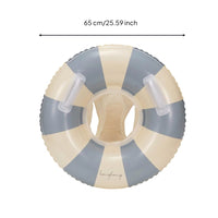 Buoyant Swim Collar with Seat Glossy Inflatable Baby Seat Buoyant Collar Comfortable Skin-Friendly for Bathtub