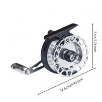 Two-Modefunction Ice Fishing Reel Perforated Raft Fishing Reel Metal Compact
