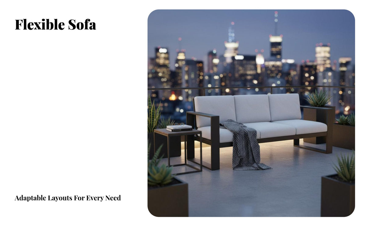 4 Pieces Weather-Resistant 4-Piece Seating collection Rustresistant Frame 4-Piece Seating Arrangement Low Maintenance Patio Set paddinged Seats for Families, Homeowners, Garden aficionados, Balcony, Sunroom, rearyard, waterside