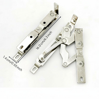 Hidden casement opening hinge, stainless steel discreet door hardware, 180-degree rotating hinge accessory