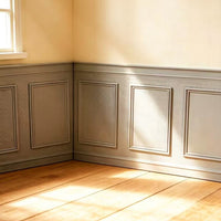 Dollhouse Miniature Wall Skirting Board and Trim Set 1:12 Scale