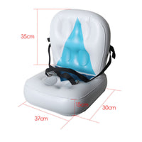 Inflatable Kayak Seat Lightweight Inflatable Backrest Seat Shock Absorbing