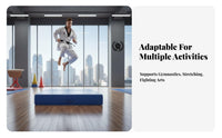 Foldable Gymnastics Mat Thickened Cushion Folding Gymnastics Mat Sturdy PVC Cover Thick High Landing Mat for Gymnasts, Athletes, Dojo, Dance Studio
