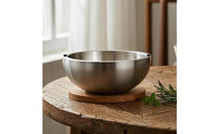 Bowl with Water-Filled Culinary DesignGrade Insulated-Wall Bowl Rust-Resistant Tableware for Buffet, Kitchen