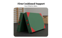 Foldable Gymnastics Mat Impact Absorbing High Jump Landing Mat Multifunctional Thick Crash Pad for Gymnasts, Athletes, Tumbling, Cheerleading, Workout
