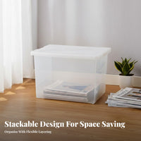 Clear Stackable Box with Lid transparent Design Stackable Clear Box with Lid