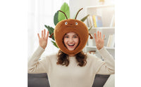 Photo Prop Ant Hat Soft Ant Headpiece Funny Creature Headwear Cute for Selfie, Party, Cosplay