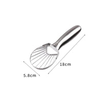 Fruit Slicer Dishwasher Stainless Steel Fruit Cutter Even Slices Mango Slicer Paring Implement for Home Bar