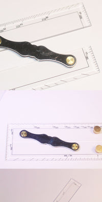30cm Acrylic Transparent Navigation Ruler