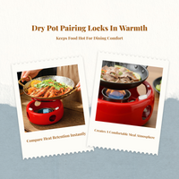 Thickened aluminum hot pot for winter cooking