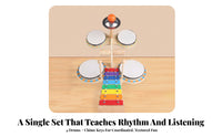 Multi-Functional Wooden Xylophone Toy