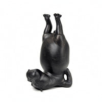 Hippopotamus Figurine Sculpted Hippo Statue for Bookshelf, Office Desk
