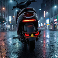 LED License Plate Light with Eye Design Decorative Motorcycle License Plate Light Slim Lighting Compact for Motorcyclists, Night Riding