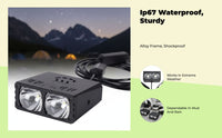 Waterproof LED grille light for vehicles