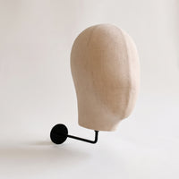 Mannequin Head with Wall Mount Long-Lasting Stand Sturdy for Hat Storage