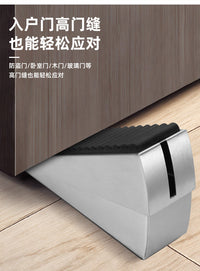 304不锈钢门塞加高防风门阻防撞器门挡阻门器门顶免打孔弹簧门挡