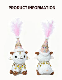Xinjiang Little Sheep Plush Toy Stuffed Sheep Doll Pendant Keychain Cultural Tourism Souvenir Gift Wholesale