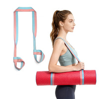 Yoga Mat Strap with Carry Strap and Storage Tie