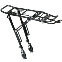 Rear Bike Rack with Guard Rail Heavy Duty Velo Robuste for Daily Commuting