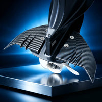 Hydrofoil Stabilizer with Mounting Hardware Aerodynamic Outboard Motor Hydrofoil Black Outboard Motor Stabilizer for Boat Owners