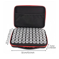 60 Slot Gemstone Painting Case Large Capacity Gemstone Painting Tool Kit