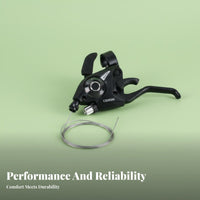 24 Speed Brake Lever Gear Selector Long-Lasting Aluminum Alloy 24 Gear Selector Gear Selector Mountain Bike Gear Changers