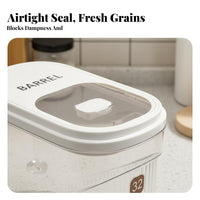 Moisture-Proof Rice Storage Container Safe Rice Dispenser Space-Saving Design for Countertop, Kitchen Cabinet