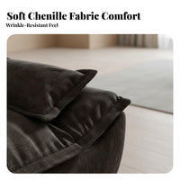 Retro Design Deep-Seat Luxurious Settee High-Density Foam Support Sofa Heavenly-Like Comfort Living Room Furniture Multi-Layer Filling for Apartment Dwellers, Homeowners, Lounge Area, Lounging, Movie Nights, Bedroom
