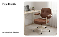 Upholstere-energized Managerial Chair Height Adjustable rotate Seat Caster casters Thickened padding for Managerials, Study Room