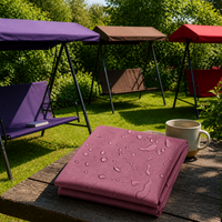 210D Oxford Cloth Outdoor Swing Canopy Replacement Waterproof Dustproof Rain Cover