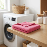 25cm Microfibre Cloth and Cleaning Cloths Pack of 5, Non Scratch Soft Cloth for Glass and Dishes, 240 GSM Polyester-Nylon for Wet and Dry Use